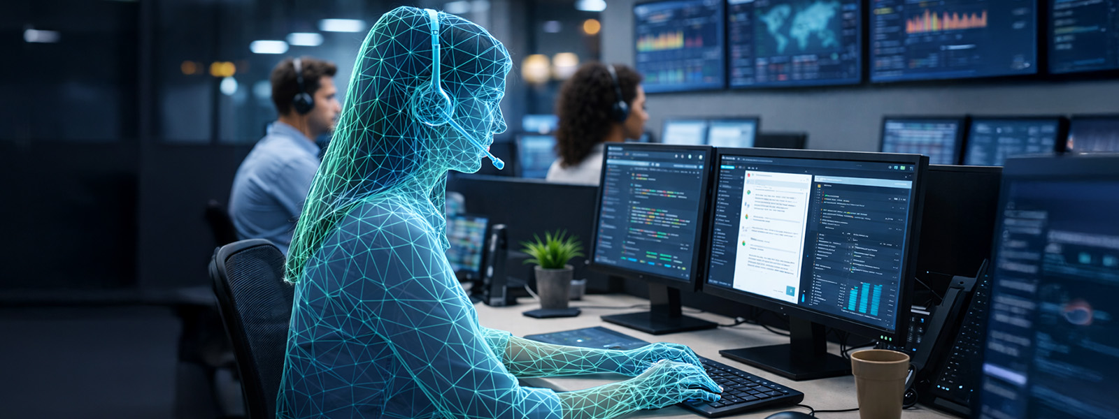 Agente de IA analisando indicadores de negócio