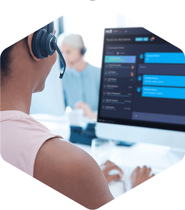 Painel do Contact Center RedT