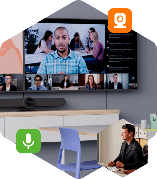 Dispositivos para Microsoft Teams Rooms