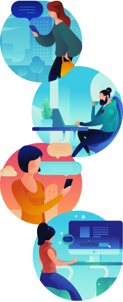 Recursos de APIs e atendimento integrado do Chat Center RedT