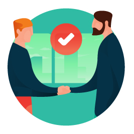 Cliente usando aplicativo de mensagens para atendimento