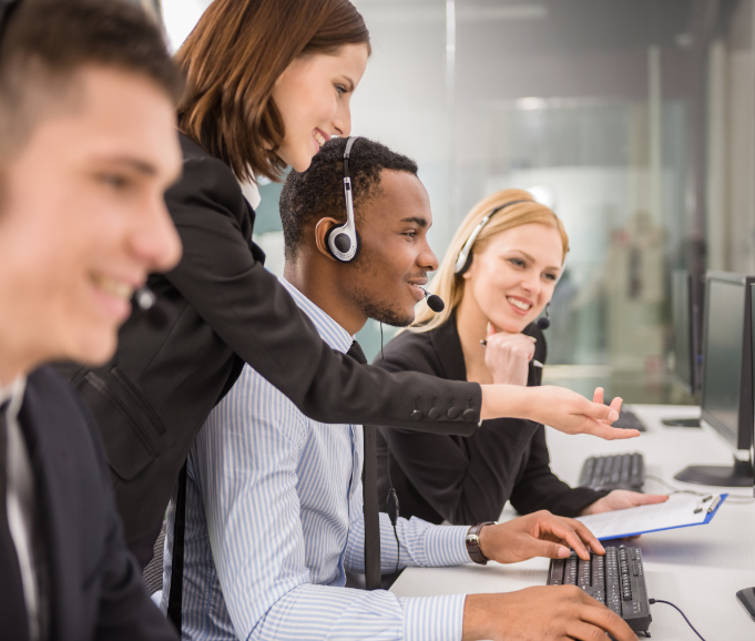 Equipe de atendimento multicanal